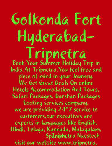 Golkonda Fort Hyderabad