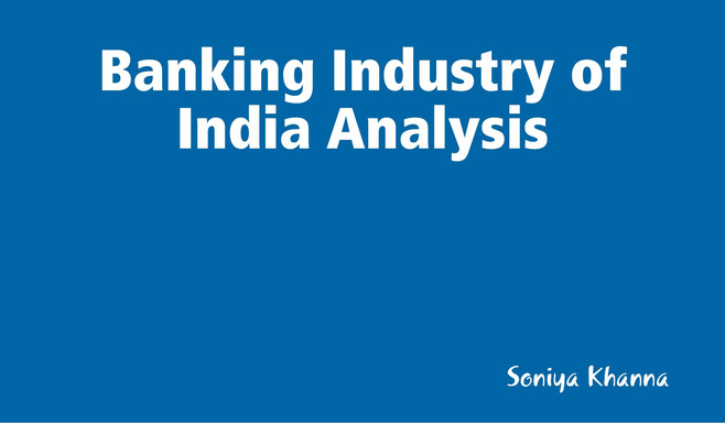 Banking Industry of India Analysis