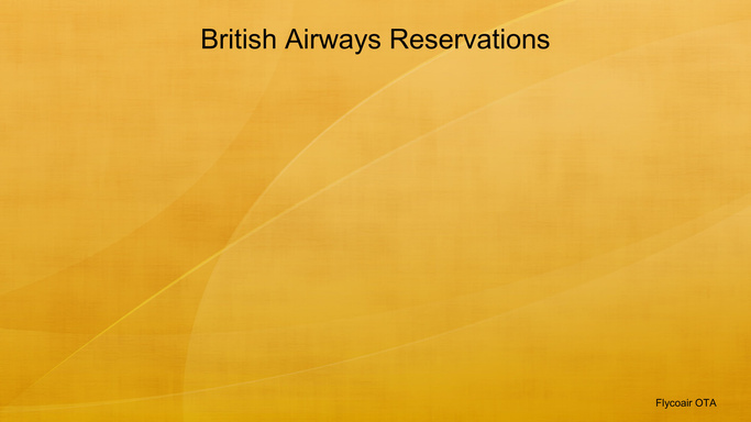 British Airways Reservations