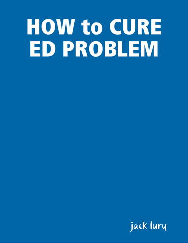 HOW to CURE ED PROBLEM