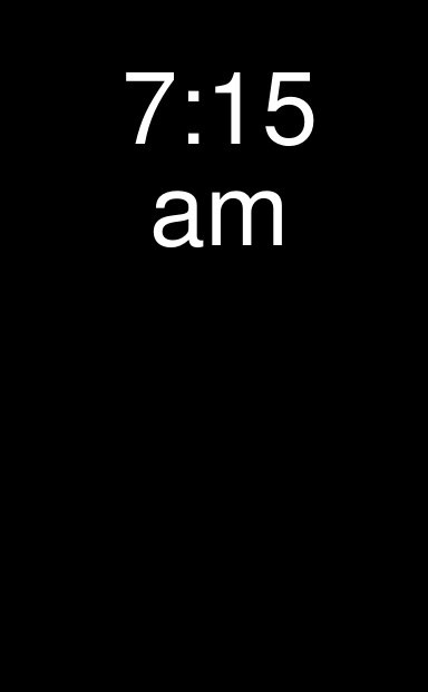 7:15 am