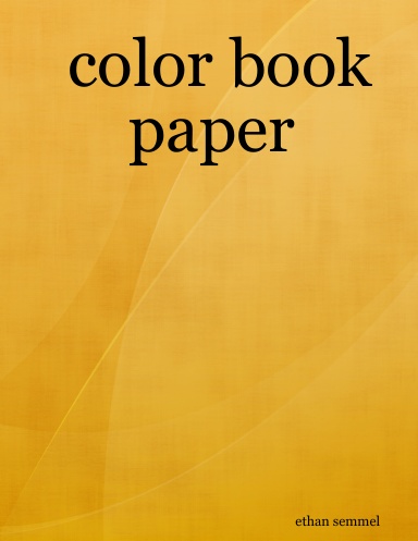 color book paper