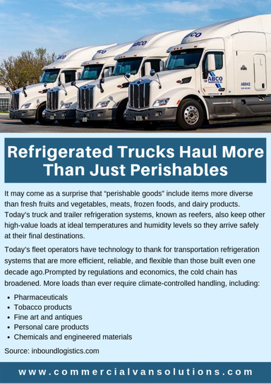 Refrigerated Trucks Haul More Than Just Perishables
