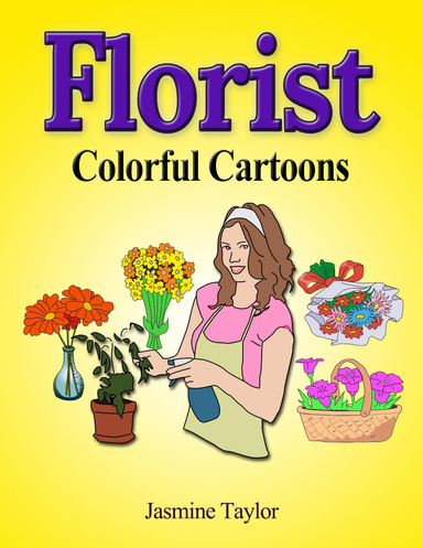 Florist Colorful Cartoons