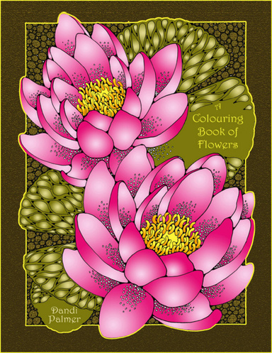 A Colouring Book of Flowers in US Letter Format
