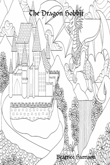 Download The Dragon Hobbit Giant Super Jumbo Coloring Book Features 100 Pages Of Dark Fantasy Whimsical Dragons