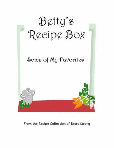 Betty's Recipe Box