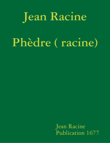 Phèdre ( racine)
