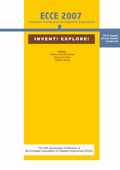 Conference Proceedings of ECCE 2007