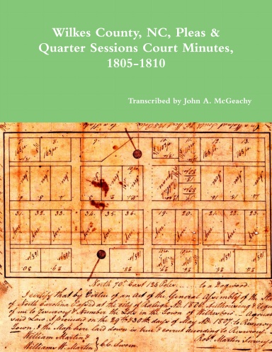 Wilkes County, NC, P&Q Minutes, 1805-1810