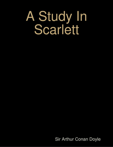 A Study In Scarlett