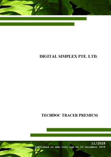 Tech Doc Tracer Premium 11/2018