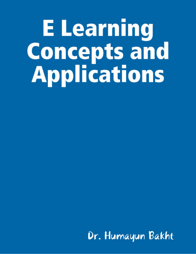 E Learning Concepts and Applications