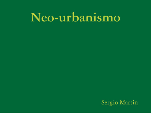 Neo-urbanismo