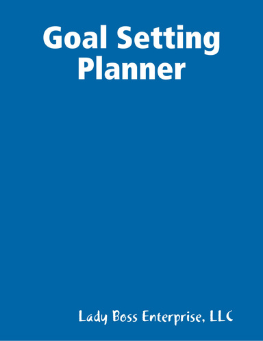 Goal Setting Planner