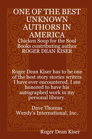 ONE OF THE BEST UNKNOWN AUTHORS IN AMERICA
