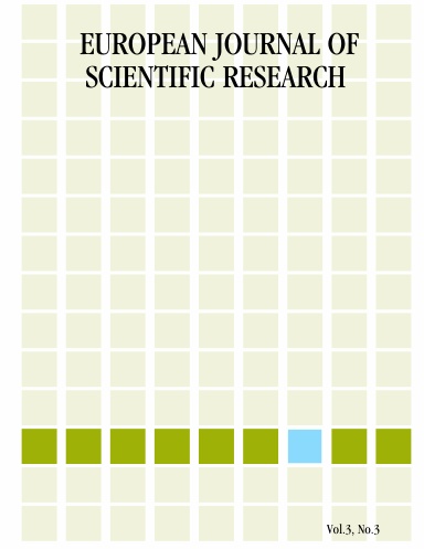 EUROPEAN JOURNAL OF SCIENTIFIC RESEARCH