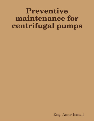 Preventive maintenance for centrifugal pumps