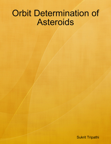 Orbit Determination of Asteroids