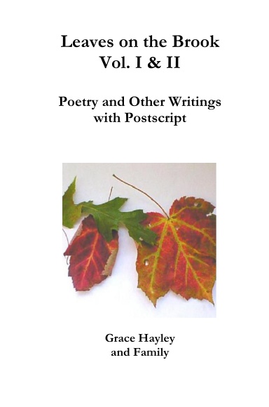 Leaves on the Brook I & II  Hardcover w Postscript ISBN 02779-6  4.27.16