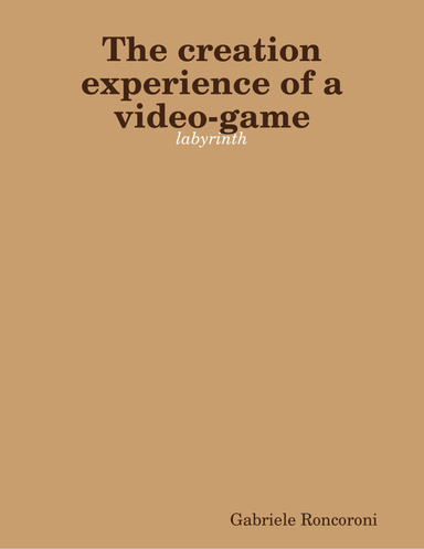 The creation experience of video-game: labyrinth.