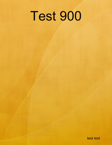 Test 900