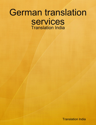 German translation services: Translation India