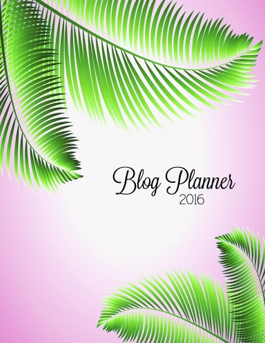 Blogging Planner - Palm Print