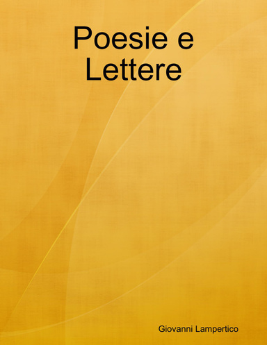 Poesie e Lettere