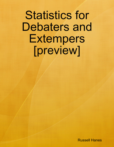 Statistics for Debaters and Extempers