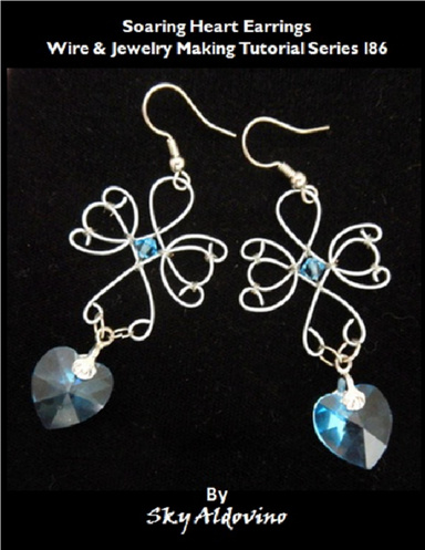 Soaring Heart Earrings Beading & Jewelry Making Tutorial Series I86