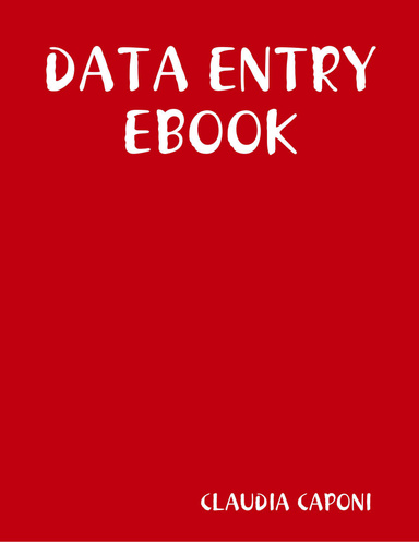 DATA ENTRY EBOOK