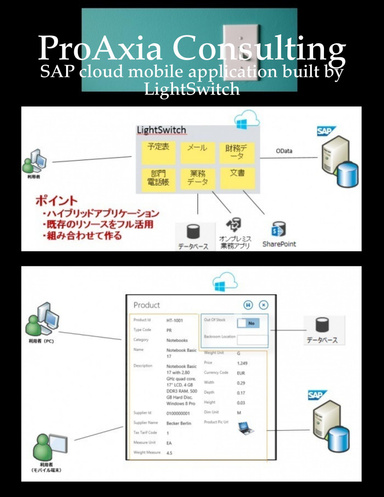 ProAxia Consulting: SAP cloud mobile application built by LightSwitch