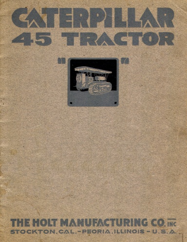 Holt 45 Tractor ca 1919