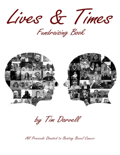 Lives & Times Portrait Photography Book for Beating Bowel Cancer