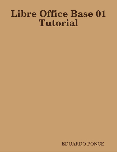 Libre Office Base 01 Tutorial