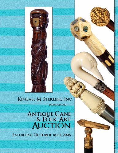 Folk Art and Antique Canes Fall Black and White Edition