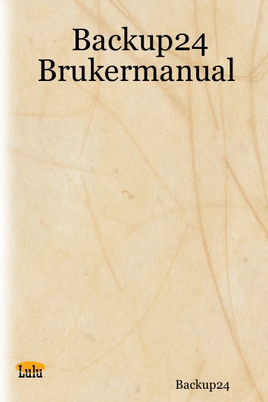 Backup24 Brukermanual