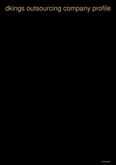 dkings outsourcing company profile