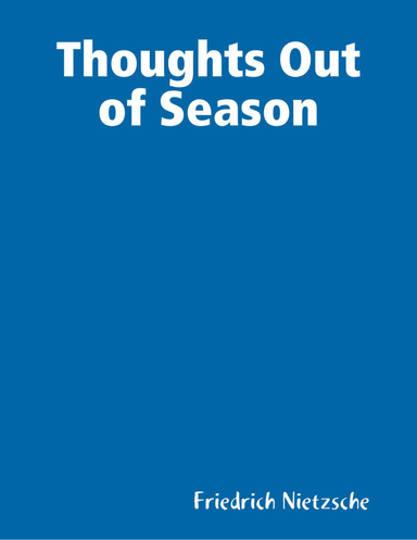 Thoughts Out of Season