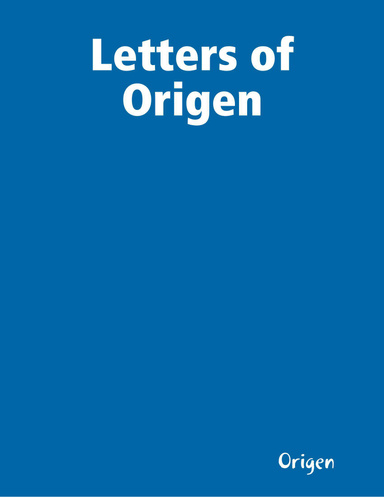Letters of Origen