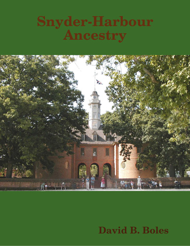 Snyder-Harbour Ancestry