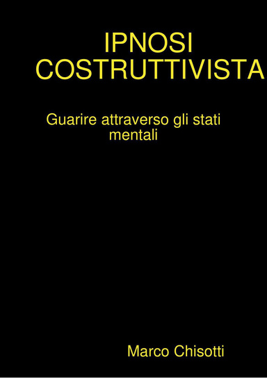 MANUALE IPNOSI COSTRUTTIVISTA