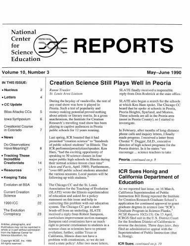 NCSE Reports 10.3