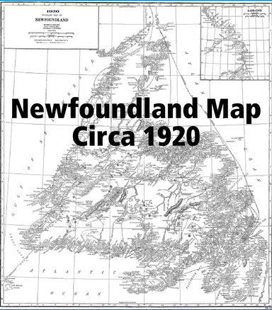 Newfoundland Map 1920
