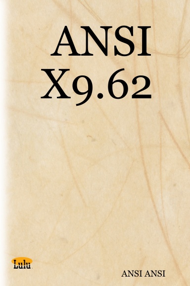 ANSI X9.62