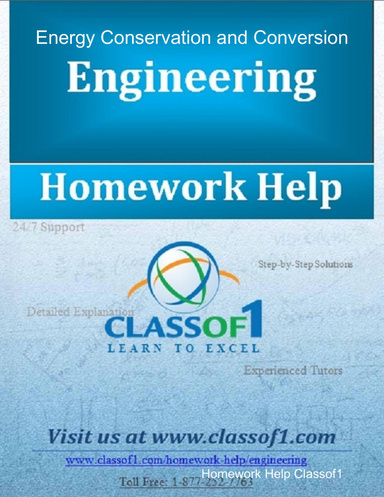 Energy Conservation and Conversion