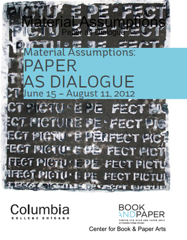 Material Assumptions: Paper as Dialogue