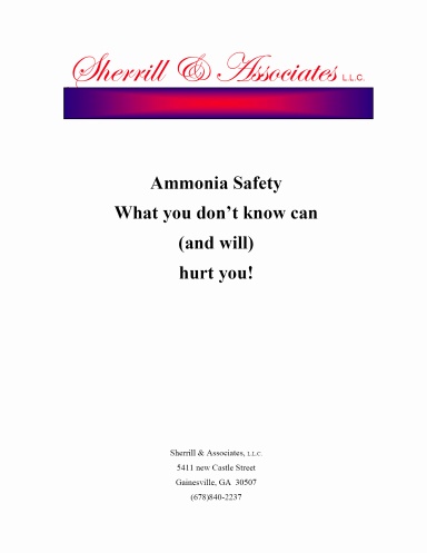 Ammonia Safety