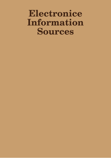 Electronice Information Sources